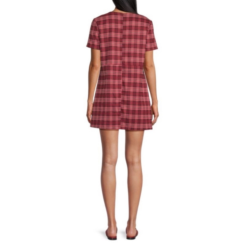 NWT Area Stars Brie Plaid Mini Shift Dress - Picture 2 of 2